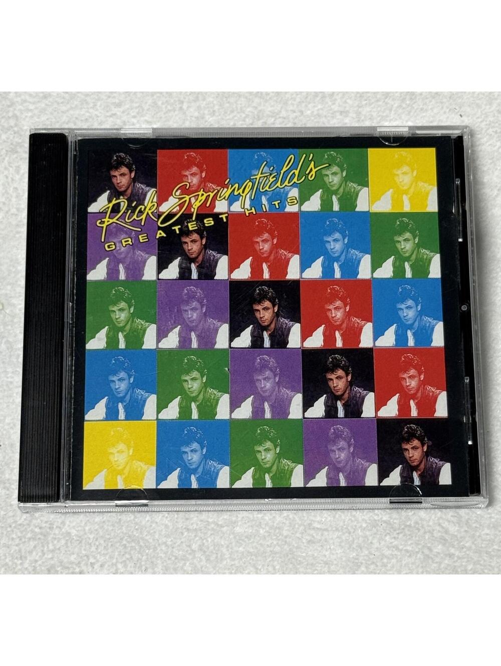 Rick Springfield Greatest Hits CD 1989 RCA Jessie's Girl Love Somebody Rock